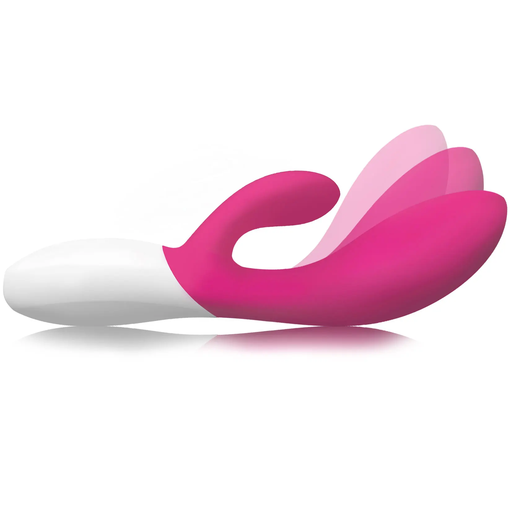 Lelo Ina Wave вишневый — вибромассажер с клиторальным стимулятором |