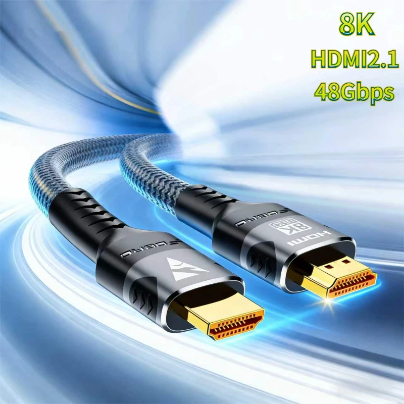 Ultra High-Speed 8K HDMI 2.1 Cable with eARC & HDR Support