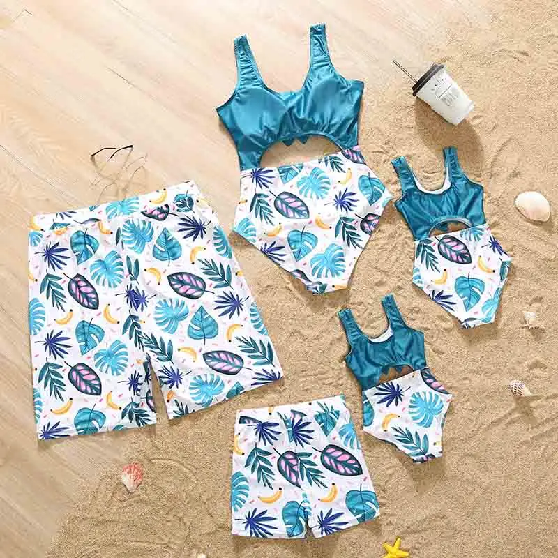 Baby Matching Mom Dad And Baby Swimwear Sale Mom Dad And Baby