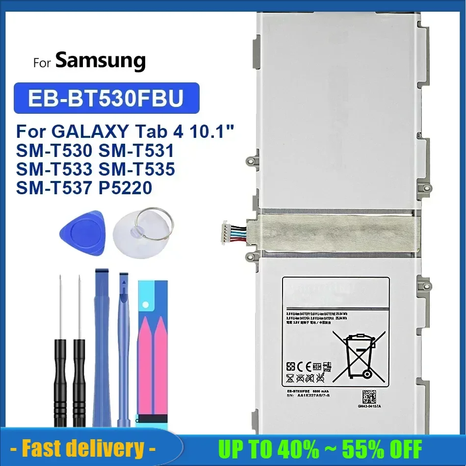 

Аккумулятор для планшетов Samsung Galaxy Tab4 Tab 4 6800, 10,1 мАч