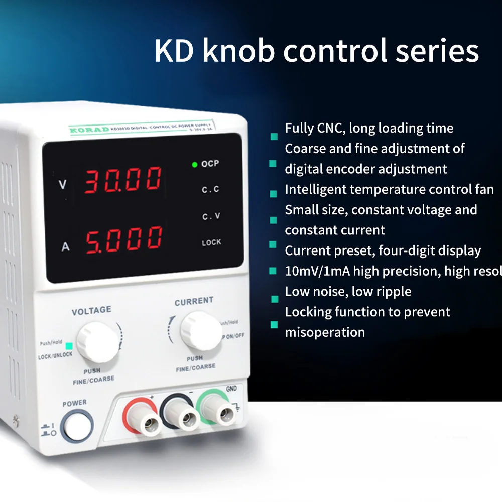 

KORAD KA3005D Adjustable Precision Digital Programmable Laboratory Switching DC Power Supply