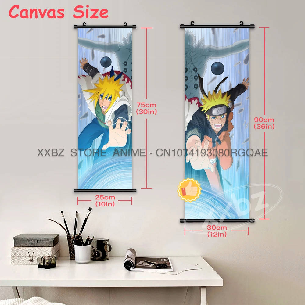 Vibrant Anime Canvas Wall Art Featuring Iconic Characters and Scenes