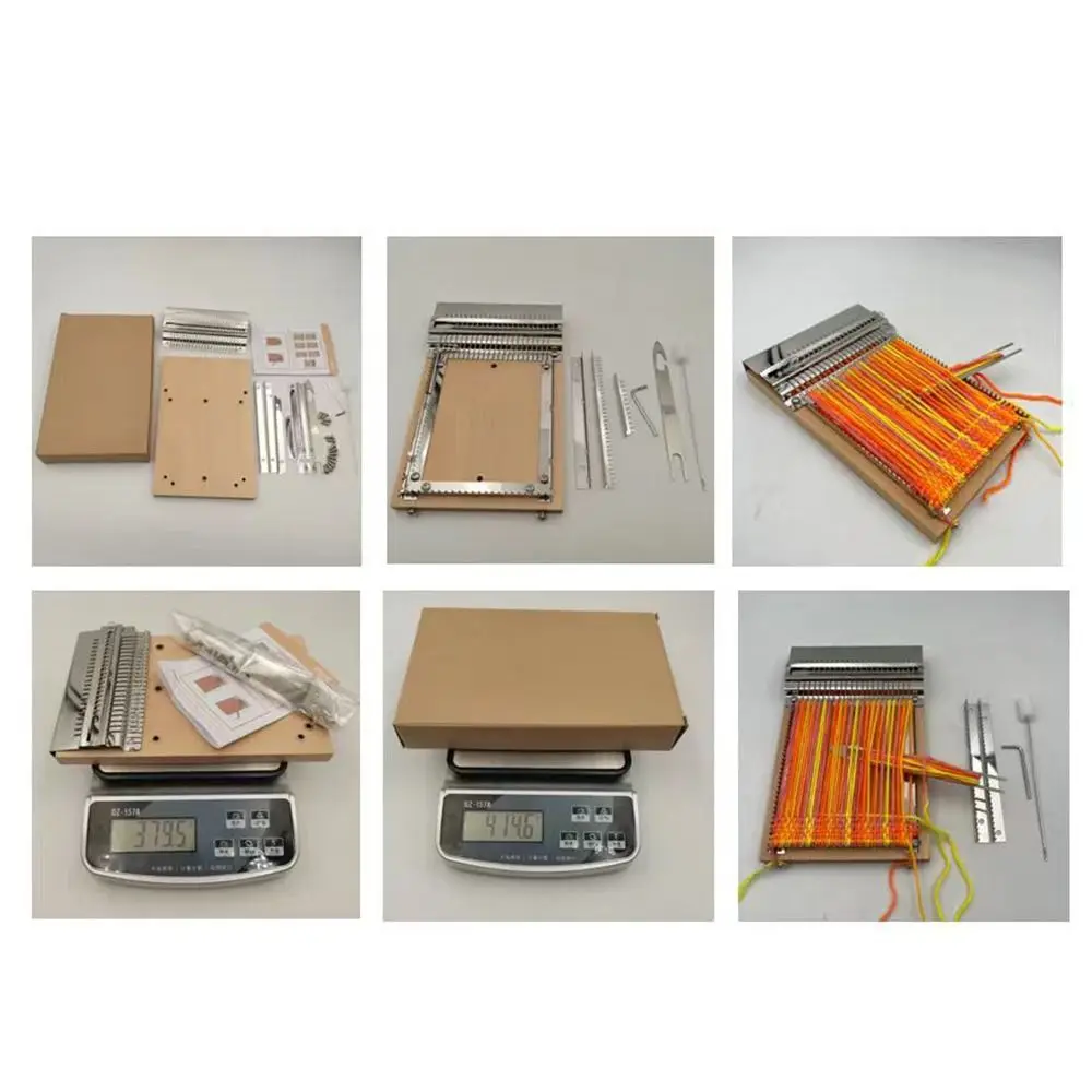 창의적인 라이트닝 뜨개질 기계 DIY 수제 직조기 키트 뜨개질 기계 뜨개질 도구