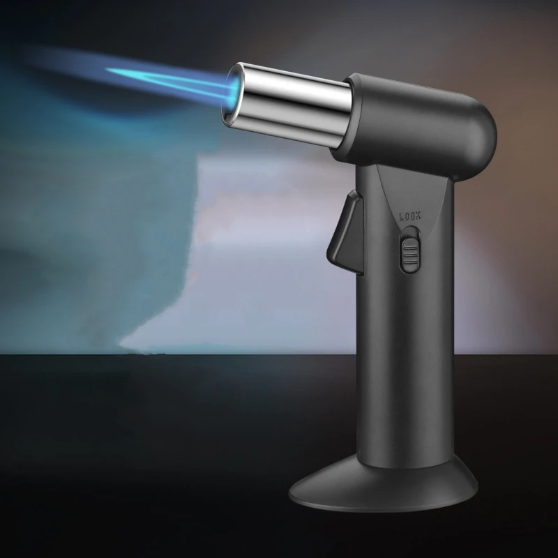 

Torch Windproof Barbecue Kitchen Cooking Gas Turbine Cigar Lighter Large Capacity Spray Gun Jewelry Metal Welding Men's Tools