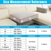 Jacquard Thick Sofa Cover Elastic Polar Fleece Couch Covers for Sofas Living Room Spandex Seat Covers L-shaped Solid Colors Home 3