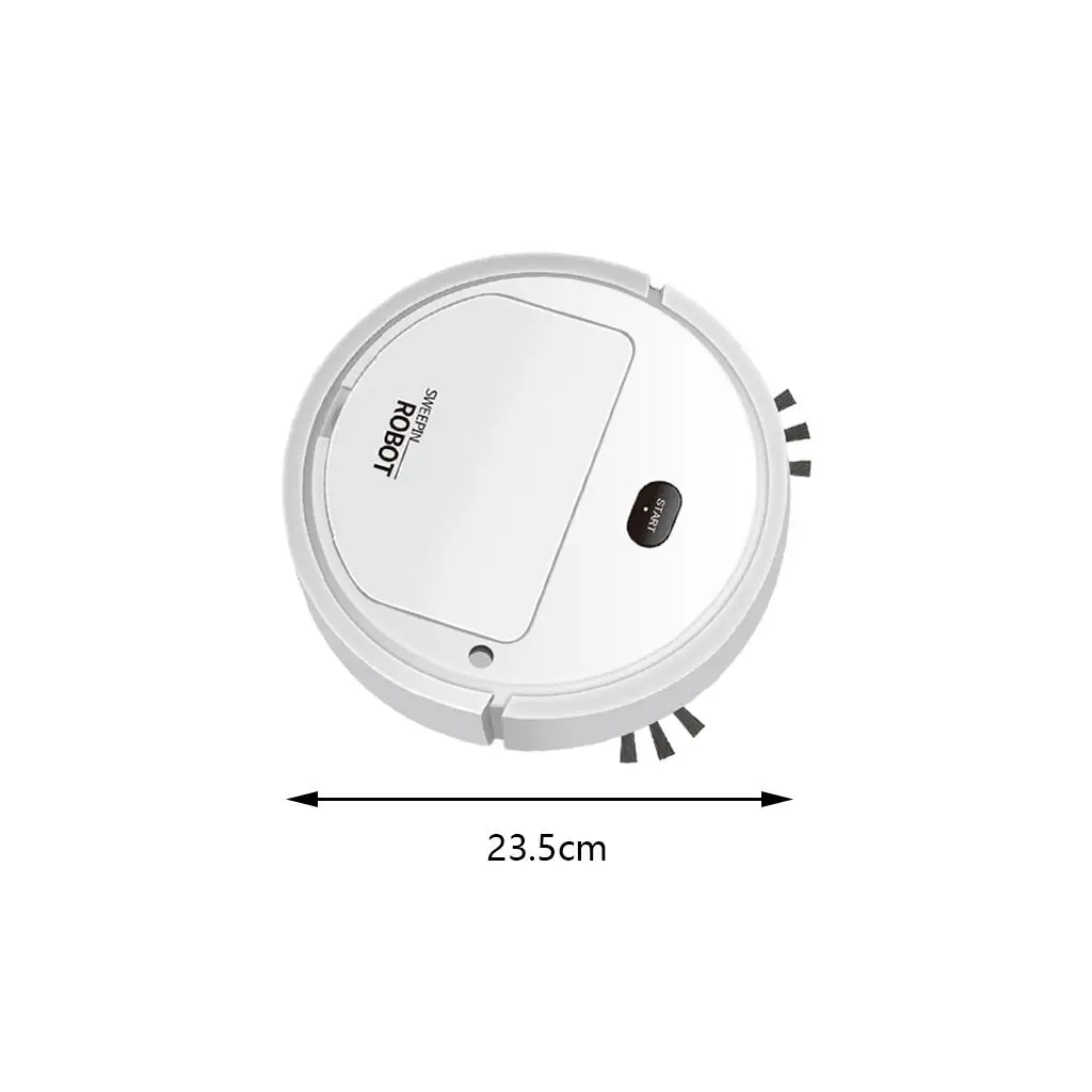 4 in 1 Robot Vacuum Cleaner USB Charging Quiet for Home Pet Hair Hard Floor