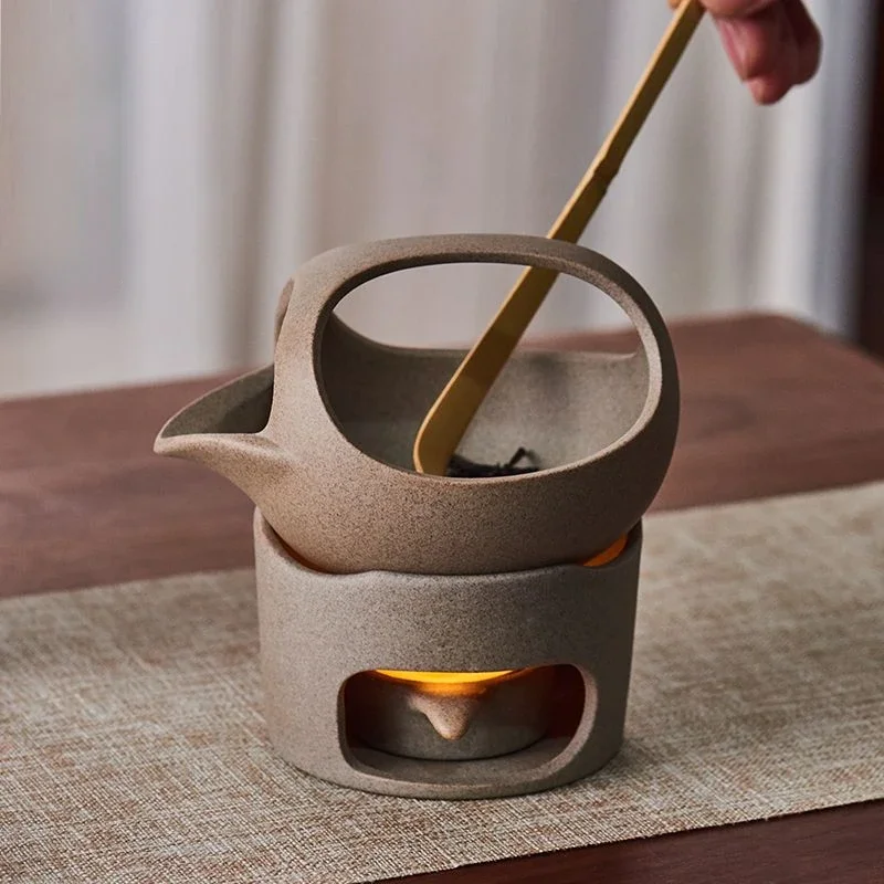 Ceramic tea stove tea awakening device ceremony accessories small household aroma enhancer candle roaster roaster
