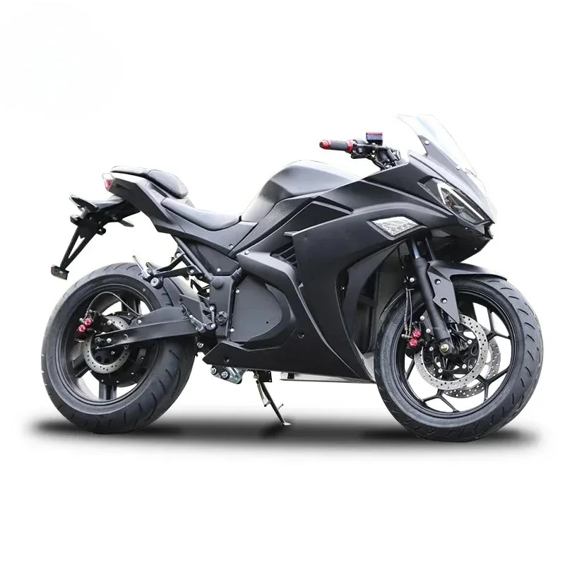 Adult Electric Motorcycle, 3000W 72V Scooter Bike, Max Speed 130km/h 80mph, Brushless Motor, Hydraulic Disc Brake, E Bike