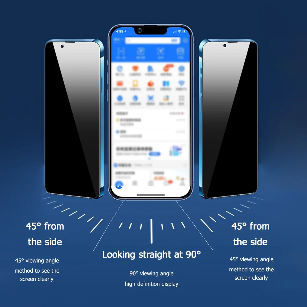 3 Stück Anti-Spionage Hydrogel Softfolie für Samsung Galaxy S26 Ultra S25 S23 S22 S24 S23 FE S25 Edge A57 A37 Vollständiger Displayschutz – Detail 12