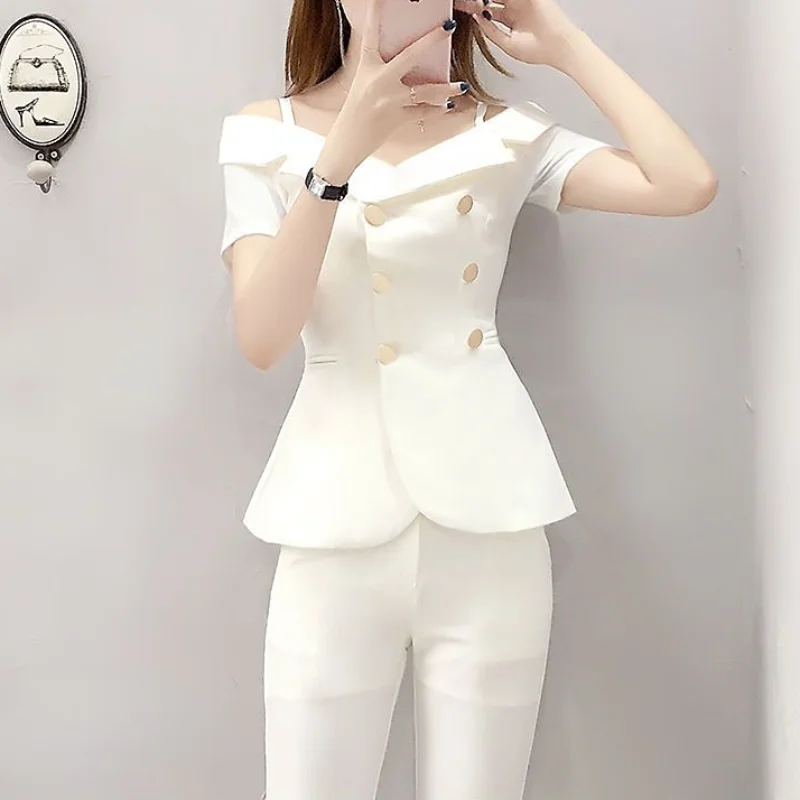 sexy trouser suit Trouser Suit Plus Size Dressy Pants Sets Sale Two Piece Pants Set Plus Size  On Sale