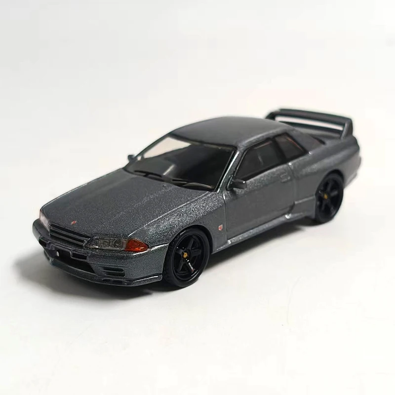 미니GT 1:64 스케일 스카이라인 GTR R32 니스모 시뮬레이션 합금 자동차 모형 컬렉션 장식 장난감 선물 기념품 전시품