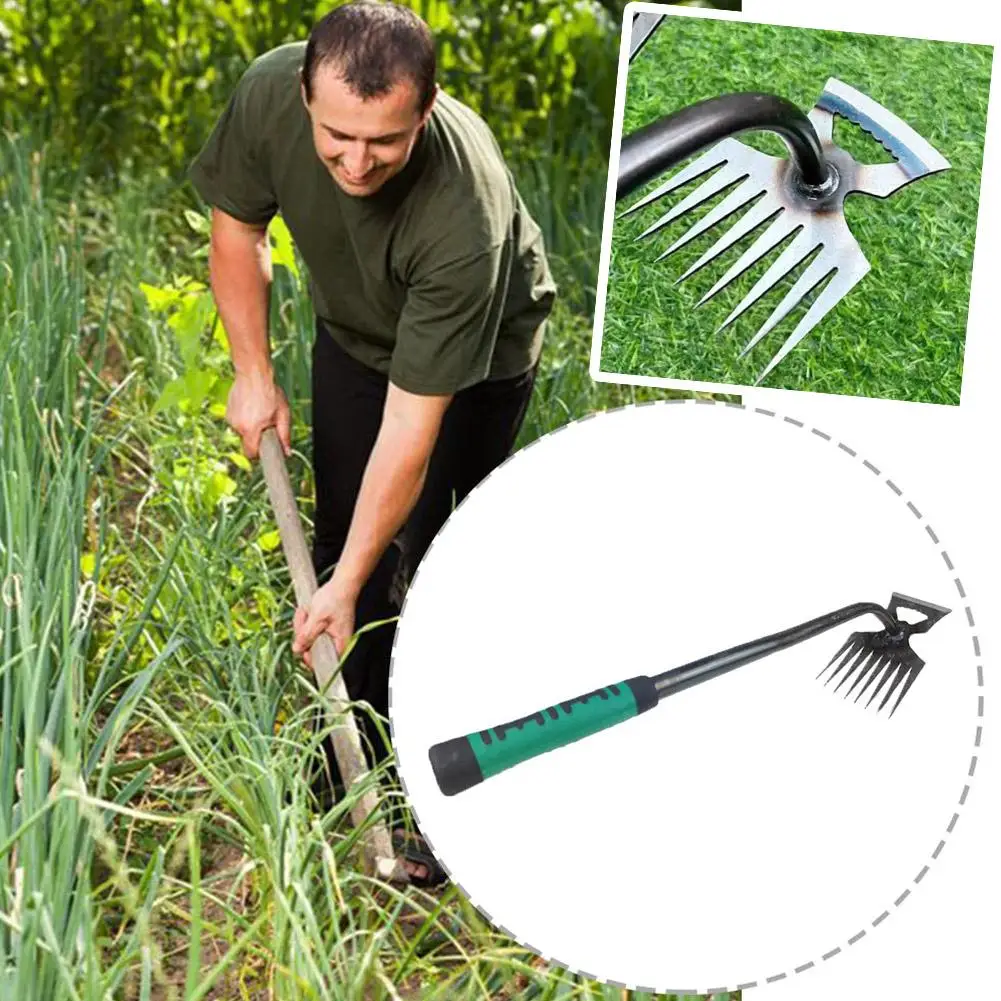NEW High Quality Garden Hand Weeder Uprooting Weeding Grass Soil Tool Plowing Hand SteelManual Tools Loosening Ra W3T9