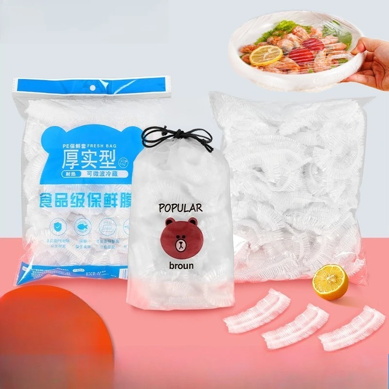 Disposable Food Covers Thickened for Fruits Vegetables Household Use Food Grade Freshness Protection