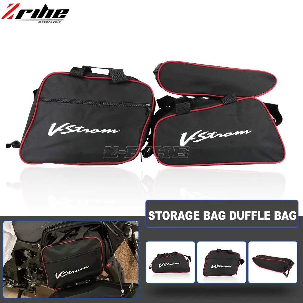 

Сумка для хранения багажа для Suzuki vстрома 650 DL650A ABS Приключения ADV 2014 2015 2016 V-Строма мотоциклетная дорожная сумка внутренняя багажная сумка