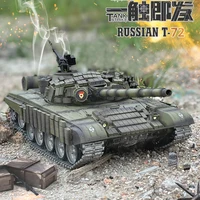 Henglong 3939 All Metal Russian T-72ERA RC Tank Model Explosive Anti-armor Remote Control Simulation RC Car Toys Gifts 1