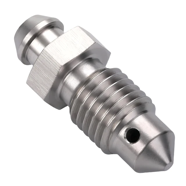 Viti Di Spurgo ABSOPRO Per Moto - M6x1mm, Set Di 2, Con Cappuccio, Per Freni - Foto 6