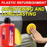 Automotive Plastic Renovation Solutions - Long-lasting, glossy interior and exterior vehicle repair creams and application pads 1