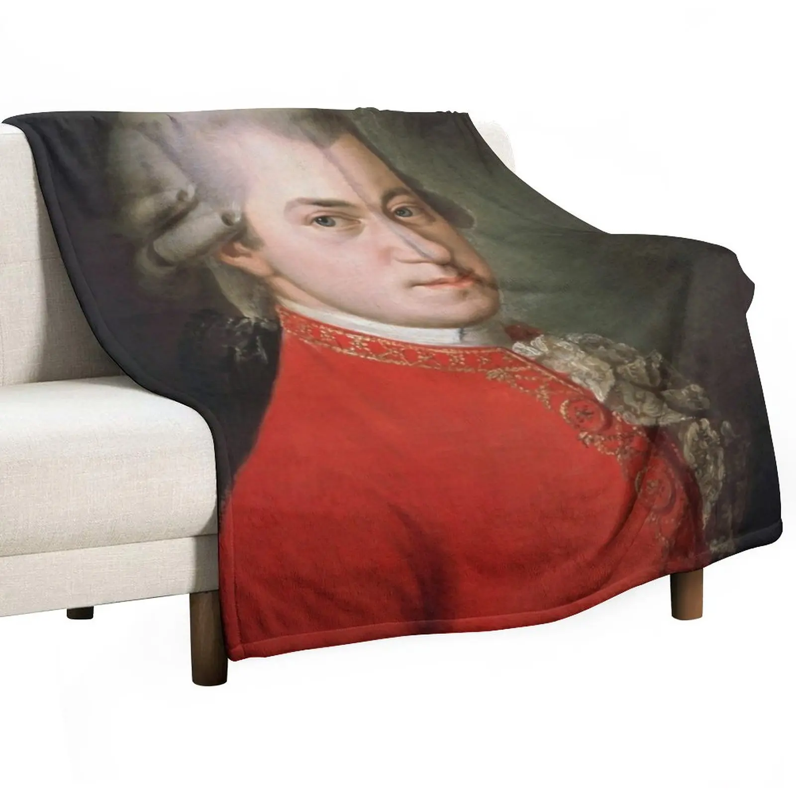 

Wolfgang Amadeus Mozart Throw Blanket Thermal Blanket Luxury Brand Blanket throw blanket for sofa Comforter Blanket