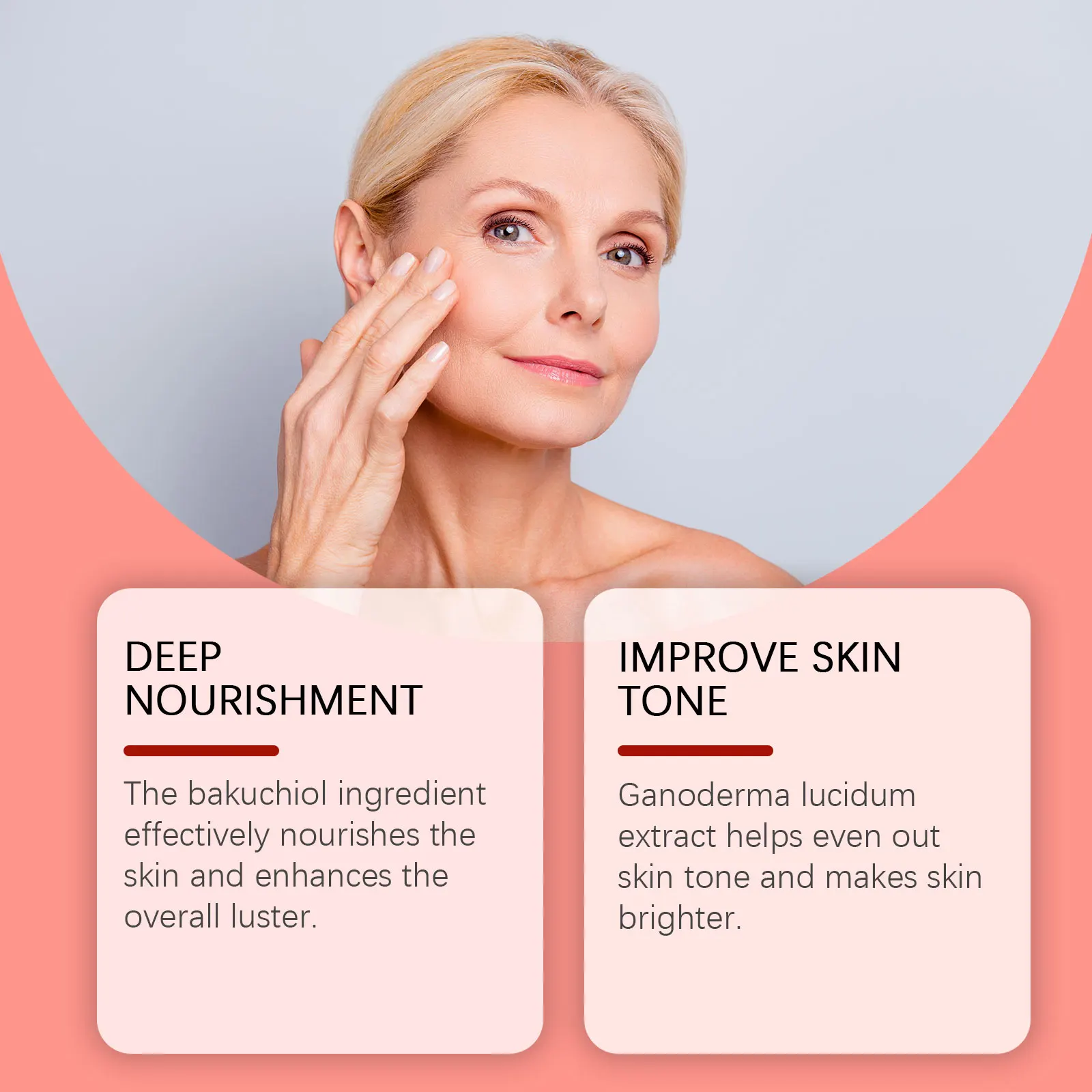Bakuchiol Face Serum Lifting Firming Remove Fine Lines Skin Rejuvenation Brightening Hydrating Retinol Face Essence Care 5