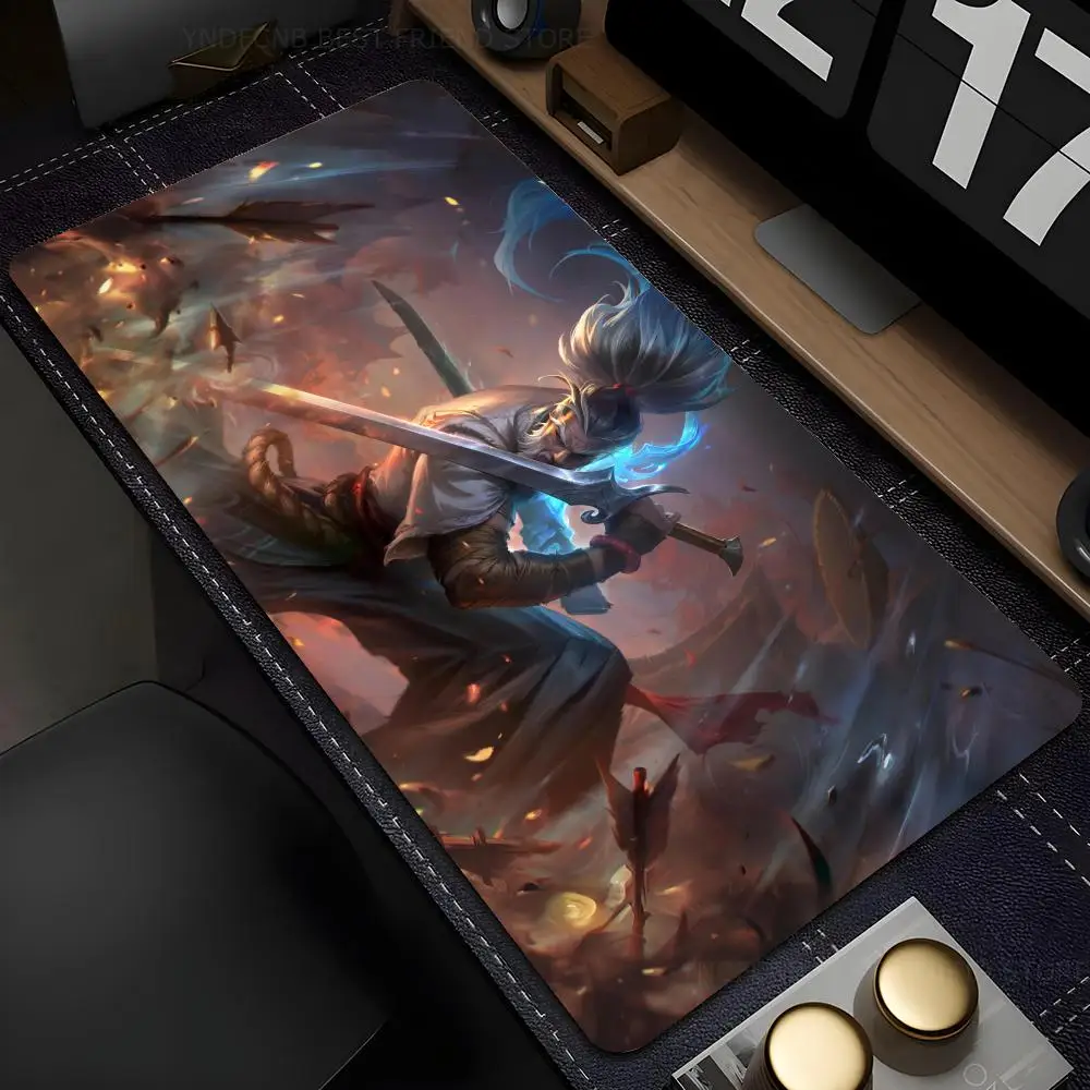 

Game Yasuo L-League Of L-Legends Mousepad Large Computer Gaming Accessories MousePads Desk Mats Anti-slip Laptop Soft Mice Pad