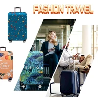 Thick Elastic Plant Luggage Protective Cover Zipper Suit For 18-32 inch Bag Suitcase Covers Trolley Cover Travel Accessories 2