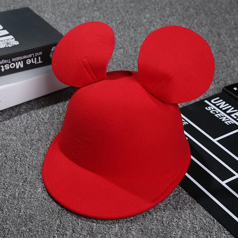 

Disney Big Ears Bucket Hats Women Cute Fashion Solid Baseball Cap Girl Cartoon Sunscreen Headgear Kids Unisex Outside Party Gift