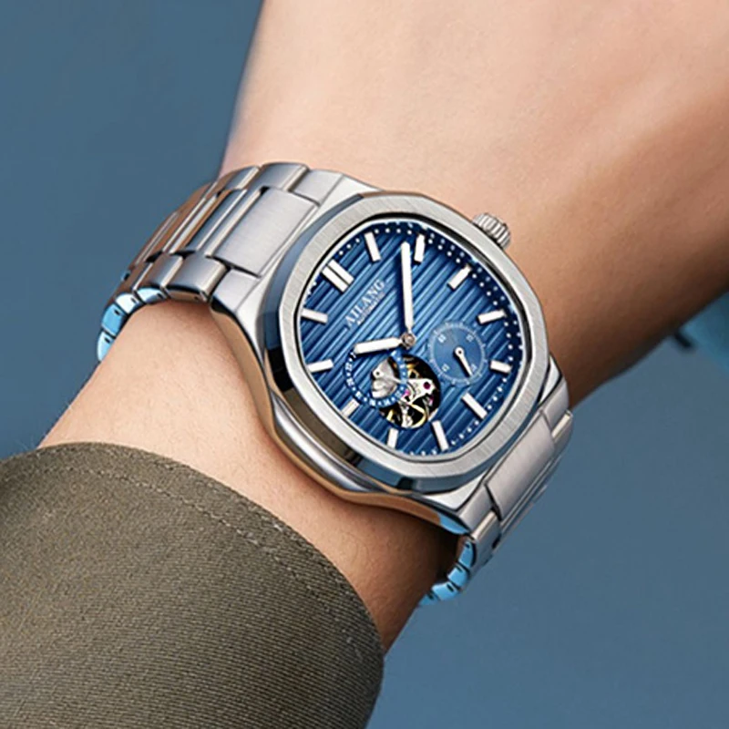 AILANG Sport es for Men Luminous 3ATM Waterproof Automatic Mechanical Genuine Stainless Steel Wrist_voghion.com
