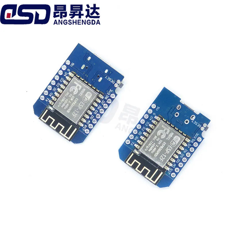 รูปสินค้า บอร์ด Wemos D1 Mini ESP8266 สำหรับ IoT พร้อมขา