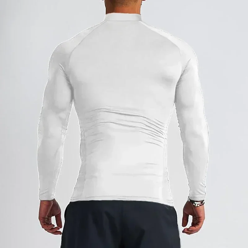 تي شيرت رجالي بياقة مدورة سريع الجفاف وأكمام طويلة...