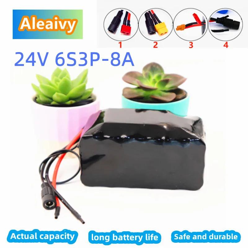 

New 24V 8Ah 6S3P 18650 Battery Lithium Battery 25.2v 8000mAh Electric Bicycle Moped /Electric/Li ion Battery Pack+charger