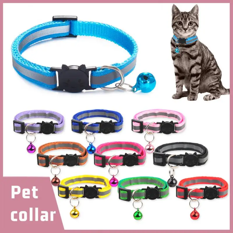 PetReflectivePatchCollarCatsCollarBellCollarsLuminousCollars
