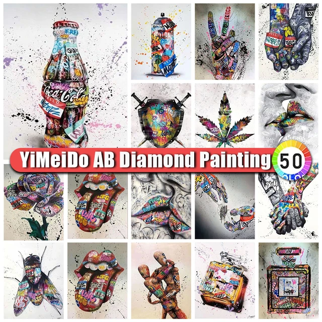 Diamond Painting Kits, Poured-Glue Collection