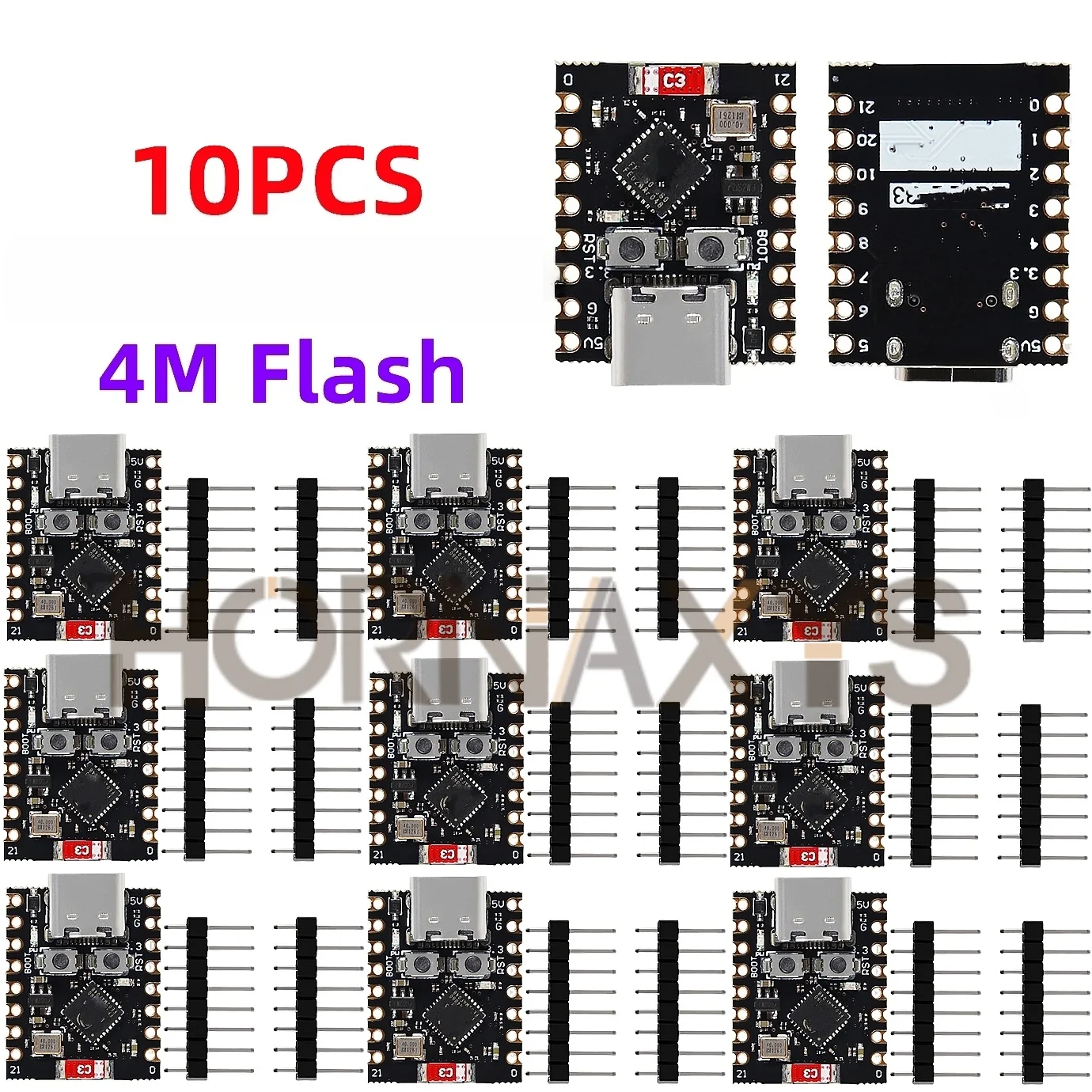 ตัวเลือกสินค้า ESP32-C3 IoT พัฒนาบอร์ด WiFi/Bluetooth 4M Flash