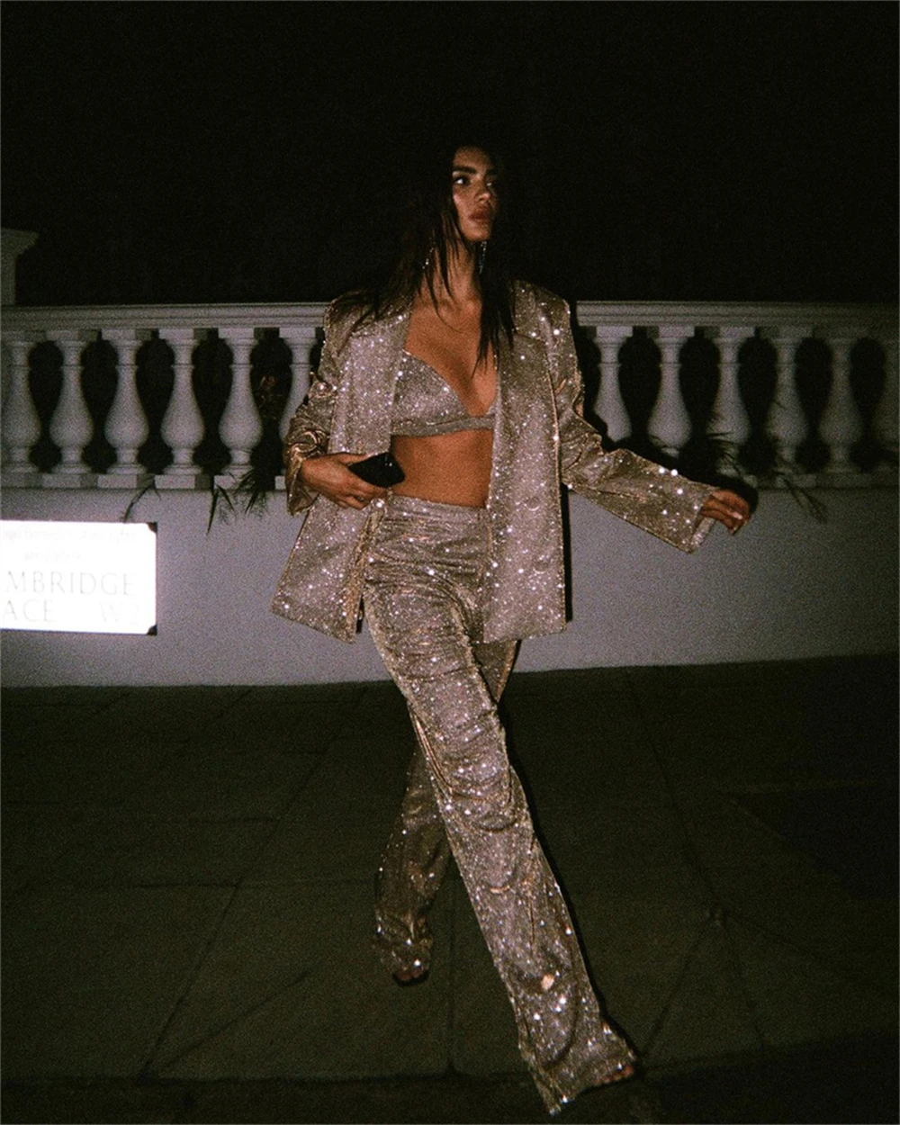 Pink Blazer Set Women High Street Casual Oversized Blazer Mujer Women Suits Office Sets Party Mathcing Sets 2025 Spring