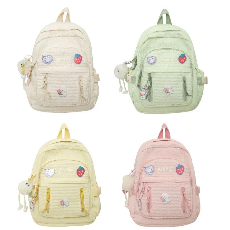 

Fashion Backpack Students Schoolbag Korean Style Travel Bag for Women Girl Middle High School College Backpacks Rucksack F3MD