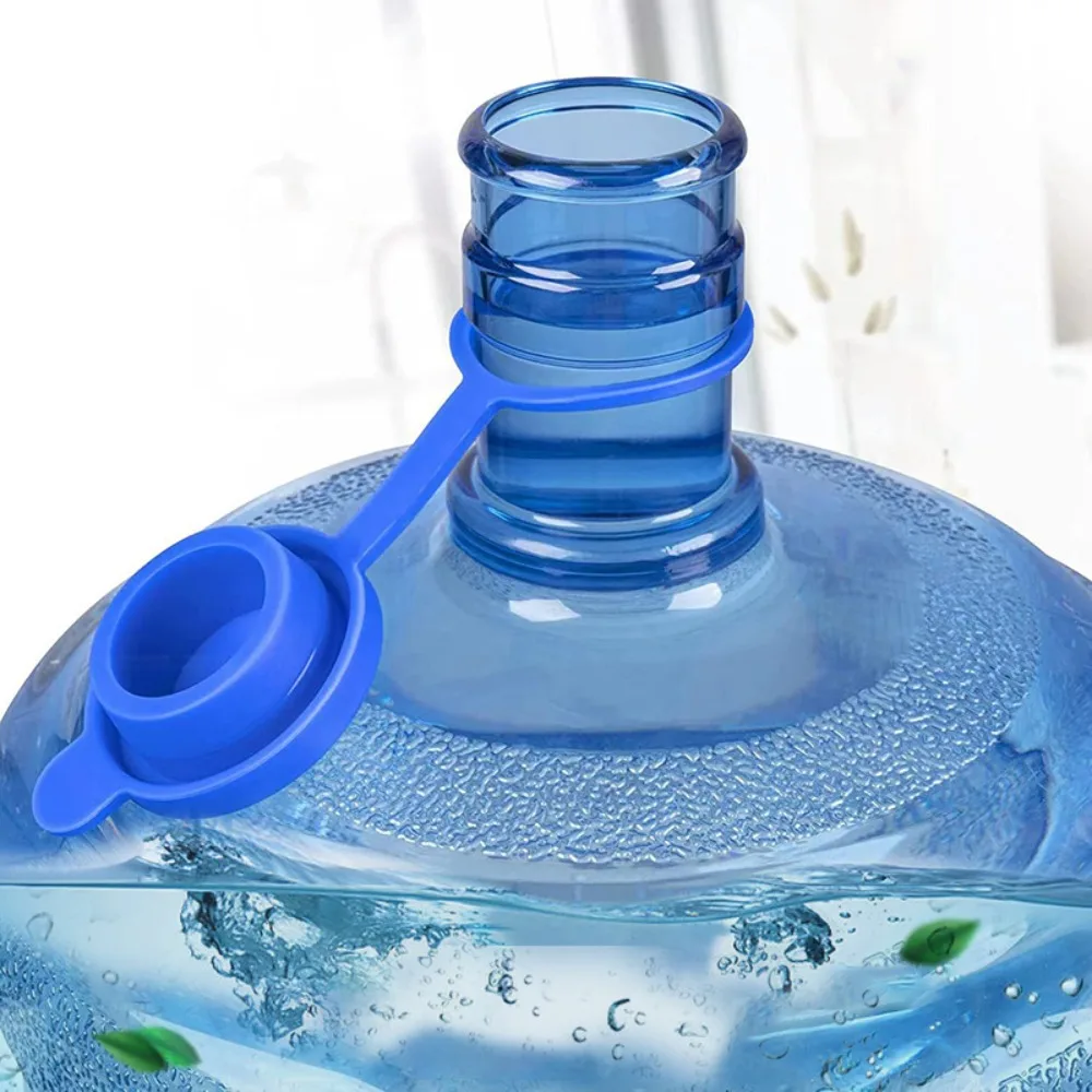 Water Jugs Cap Non-Spill Bottle Caps Inner Plug Durable Thick Reusable Silicone Water Bottle Cover Drinking Bucket