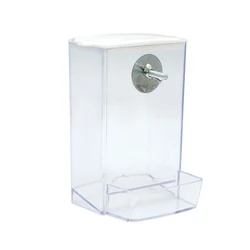 Automatic Anti-Spill Hanging Bird Feeder Box (Clear)