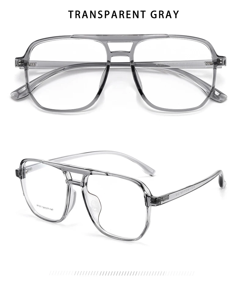 MOMOJA Retro Mode Polygon Pilot Ultra Licht TR90 Spektakel Optische Brillen Rahmen Mann Frau Brillen A1011 – Detail 9