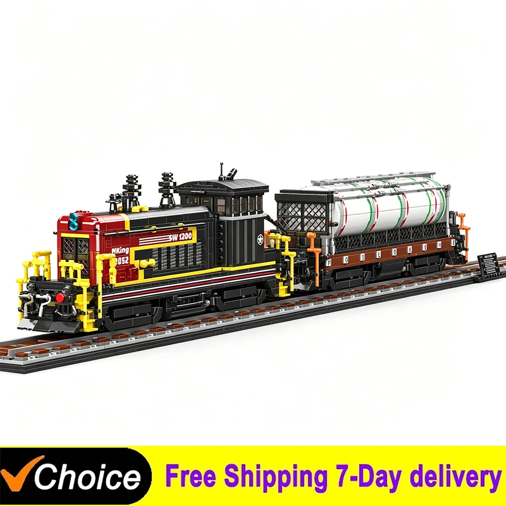 2283피스 테크니컬 트레인 EMD SW1200 디젤 기관차 (미국 도로 화물열차용..
