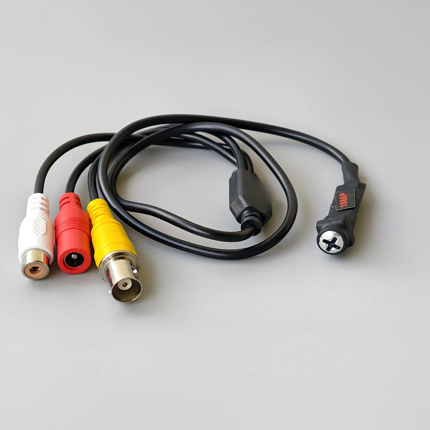 1080p mini AHD beveiliging analoge camera, 3,6 mm lens, BNC/RCA/DC, video/audio/vermogen, PAL/NTSC-optie