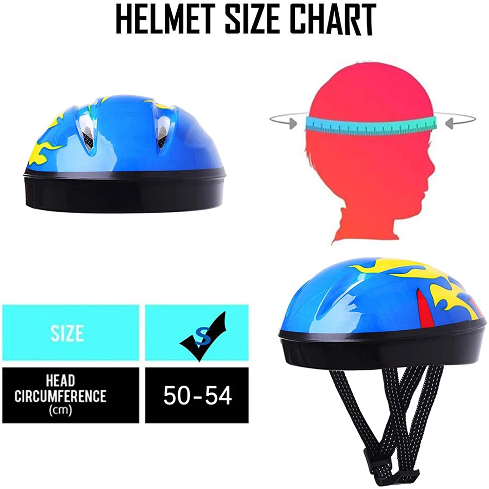 7Pcs Kid Protective Gear Set Knee Wrist Guard Elbow Pads Bicycle Skateboard Ice Skating Roller Knee Protector Guard Sport Safety