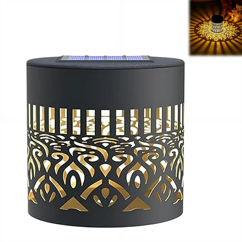 Solar Powered Datura Lantern Light Wall Lamp Outdoor Garden Patio Walkway Decorations 1Pcs Lighting For Garden Decor
