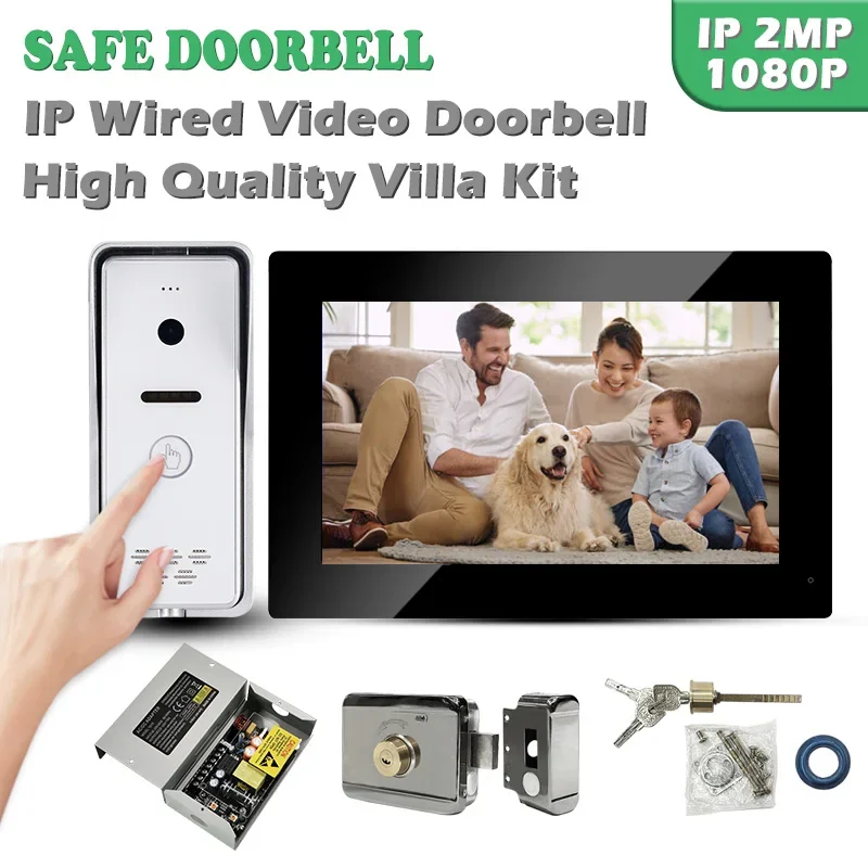 

Super Preferential 7 Inch IP Villa VDP Kit Call Record Doorbell Strong Anti-interfernce Ability Visual Doorphone Intercom