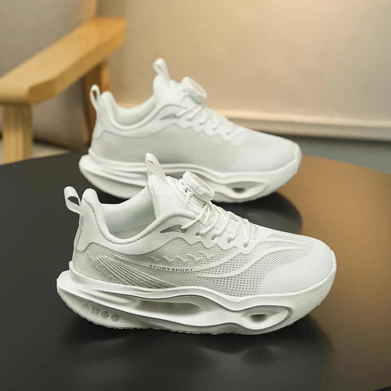 Scarpe Sportive per Bambini con Piastra in Carbonio, Sneakers da Maratona, Scarpe da Corsa Ammortizzanti per Allenamento Atletico, per Ragazzi e Ragazze - immagine 2