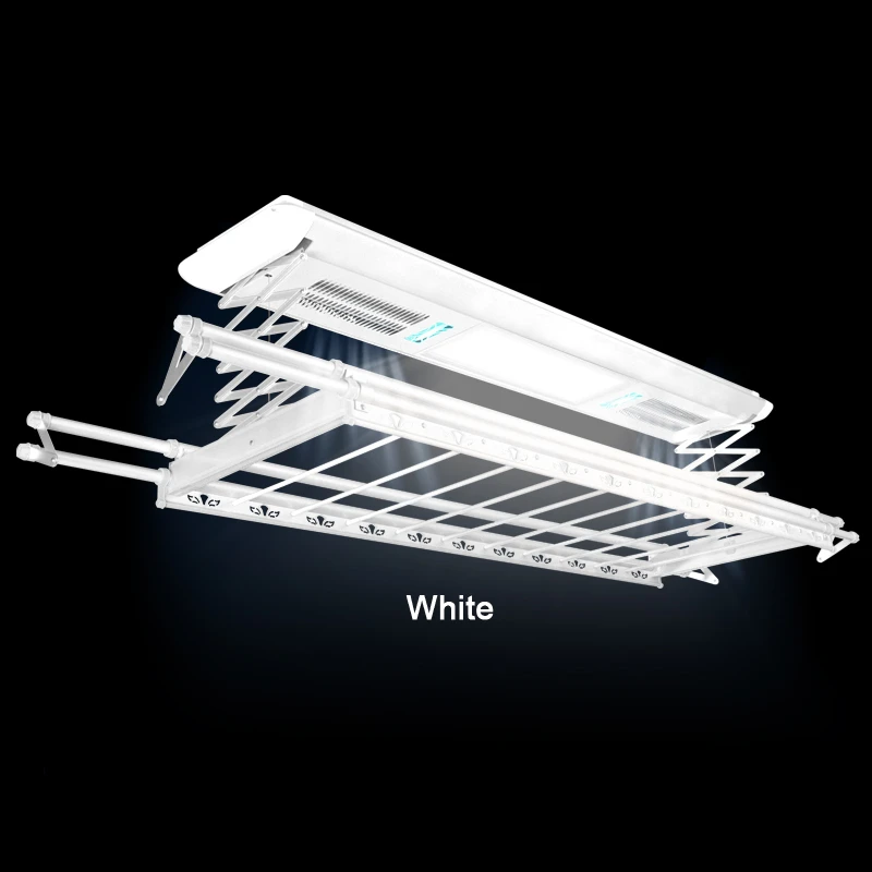 

Smart home clothes rail rack luxury indoor balcony ceiling automated electric clothes drying rack clothes hanger