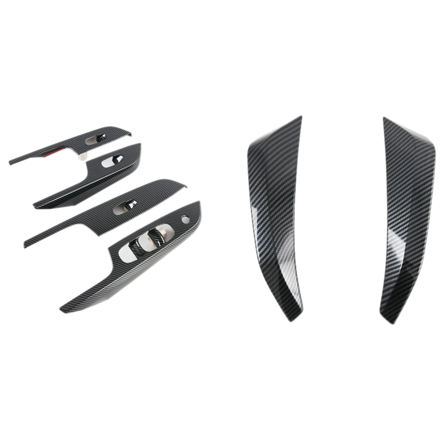 

Center Console Instrument Panel Trim with Window Glass Lift Switch Button Panel Trim,for Nissan Navara NP300 16-21