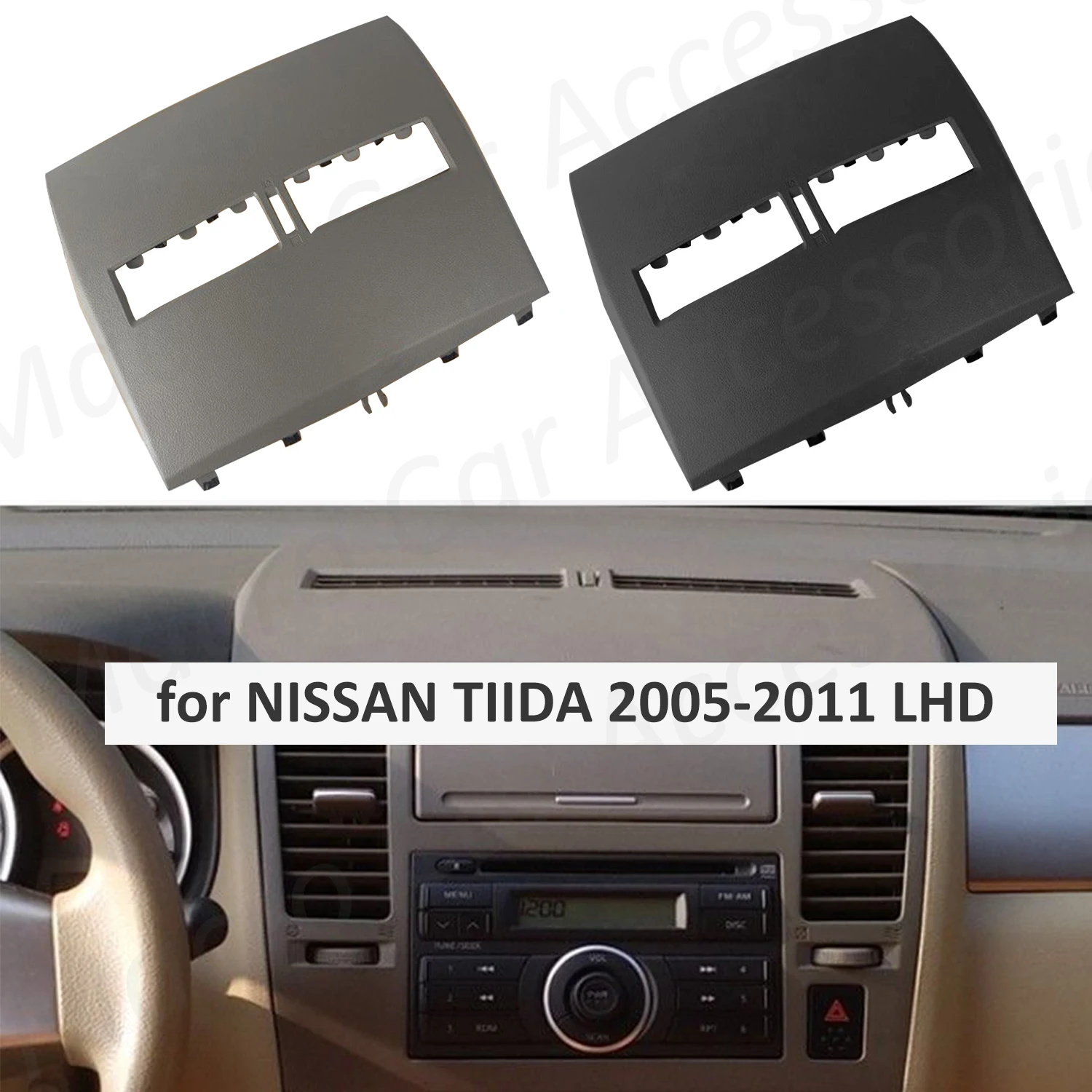 Car FinisherInstrument Panel Cover for Nissan Tiida 2005 2011 Front