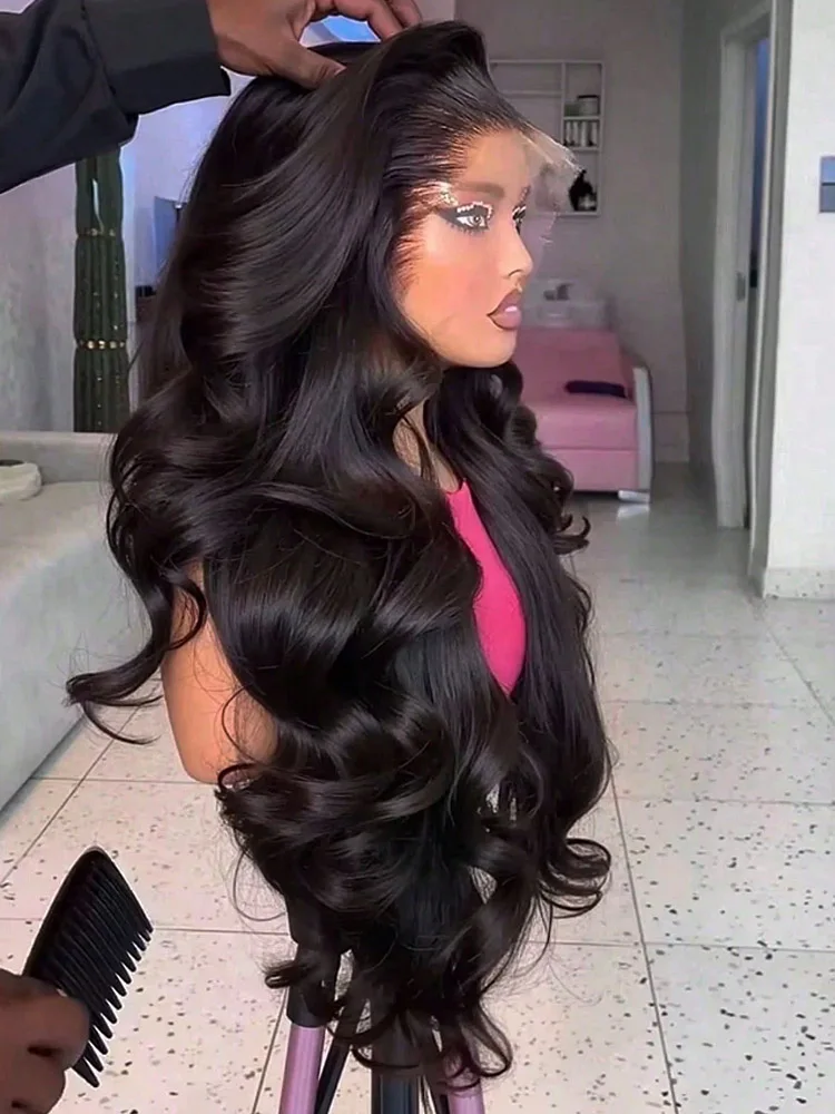 32 Inch 5x5 HD Lace 200% Density Closure Wigs Human Hair Glueless Wigs Human Hair Pre Plucked Body Wave Closure Wig 13x4 13x6