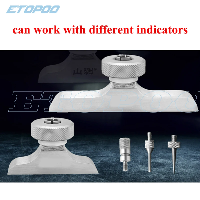Digital Dial Indicator 0-12.7mm 0.01mm 0.001mm Touch Display Depth Gauge Dial Depth Gage Base Accessory dial indicator gauge dial indicator
