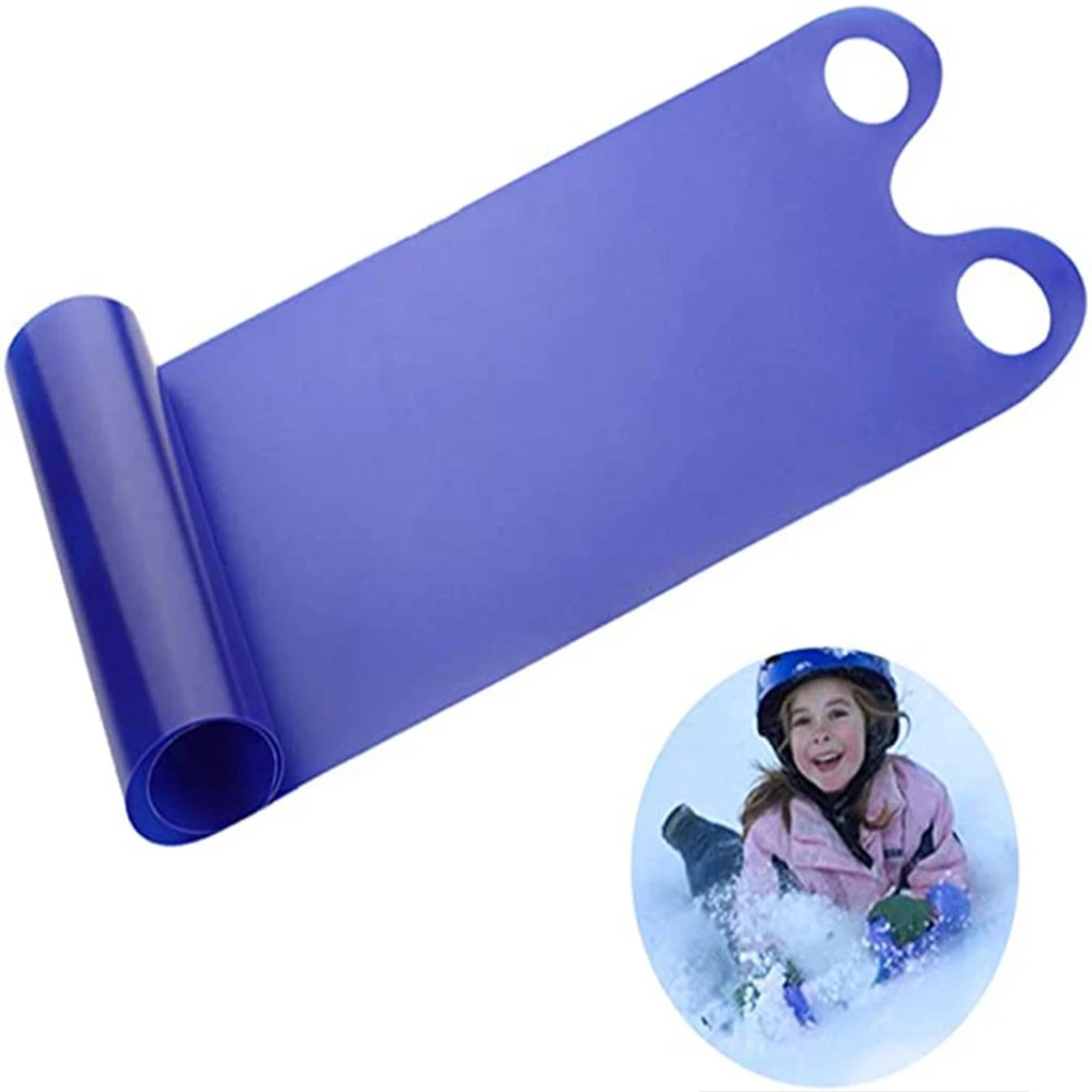 Snow Sled Flying Carpet Snow Board Mat Sliding Sled Sleigh Roll up Flexible Sledge Outdoor Sports Snowboard Skiing Pad